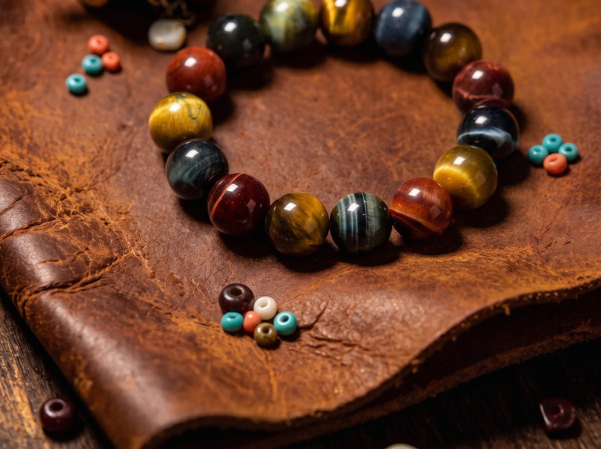 Multicolored Tiger's Eye Bracelet