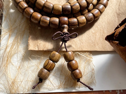 Black Rosewood Barrel-Shaped Beads