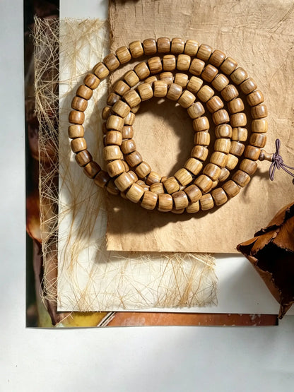 Black Rosewood Barrel-Shaped Beads