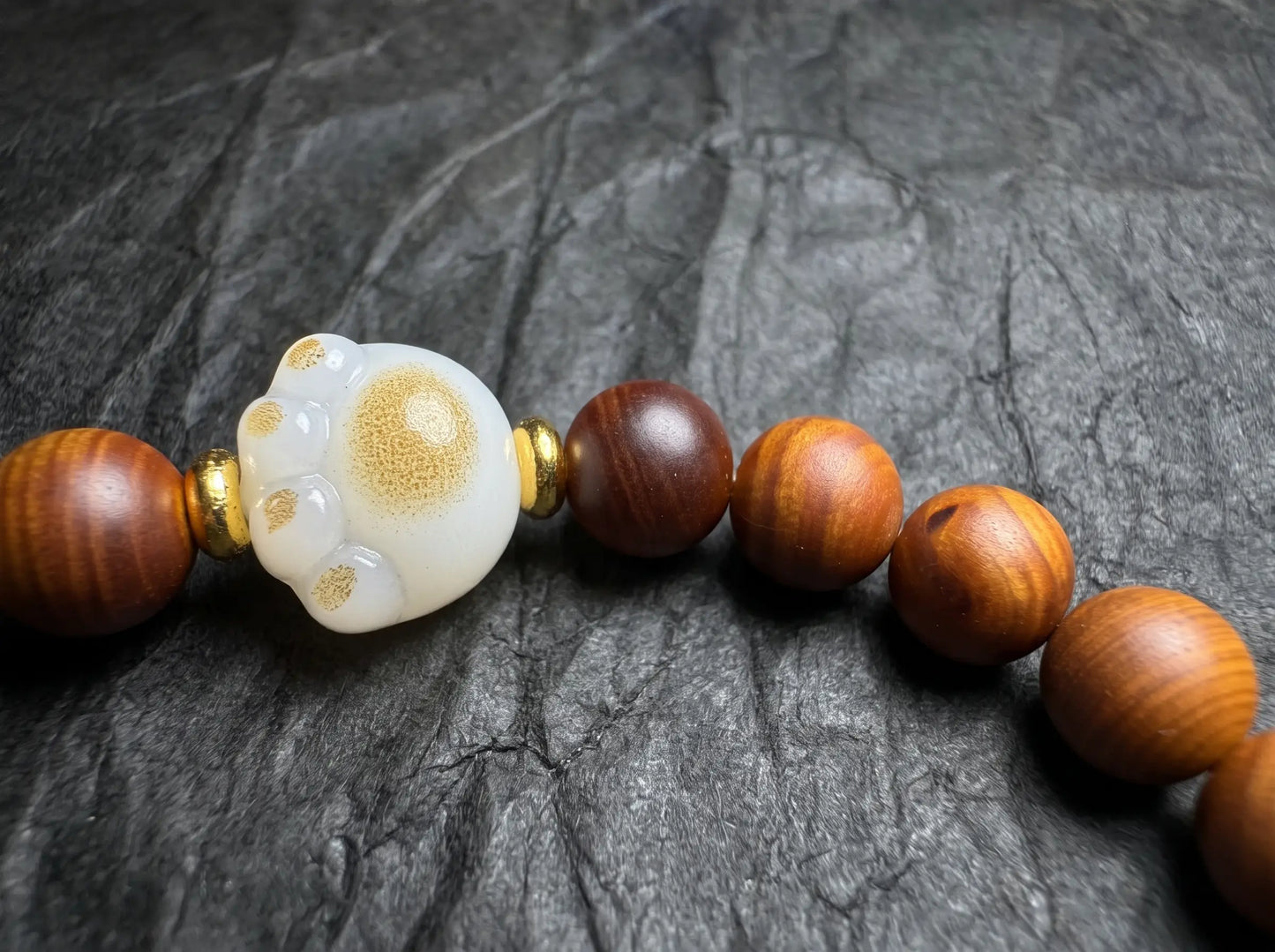 Thuja Wood Bracelet – Cat Paw