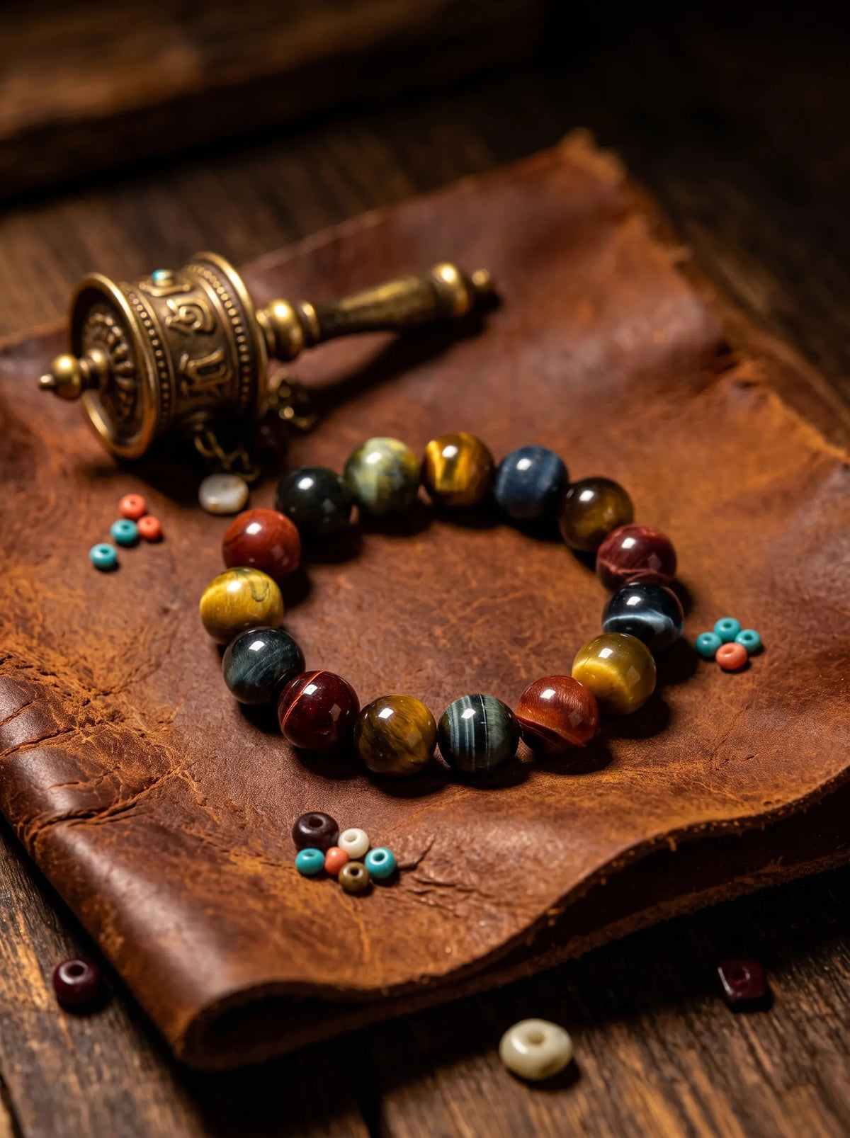 Multicolored Tiger's Eye Bracelet