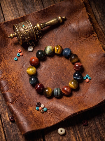 Multicolored Tiger's Eye Bracelet