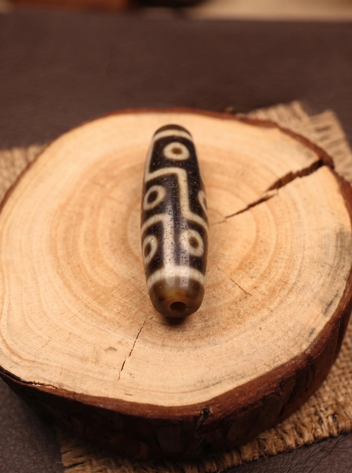 Nine-Eye Dzi Bead