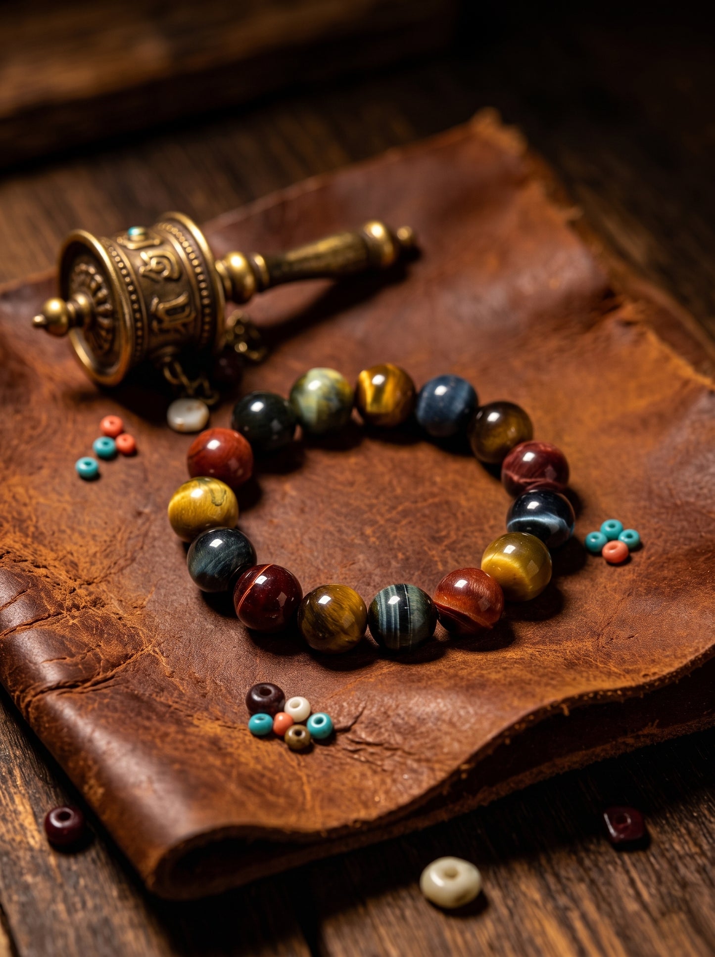 Multicolored Tiger's Eye Bracelet