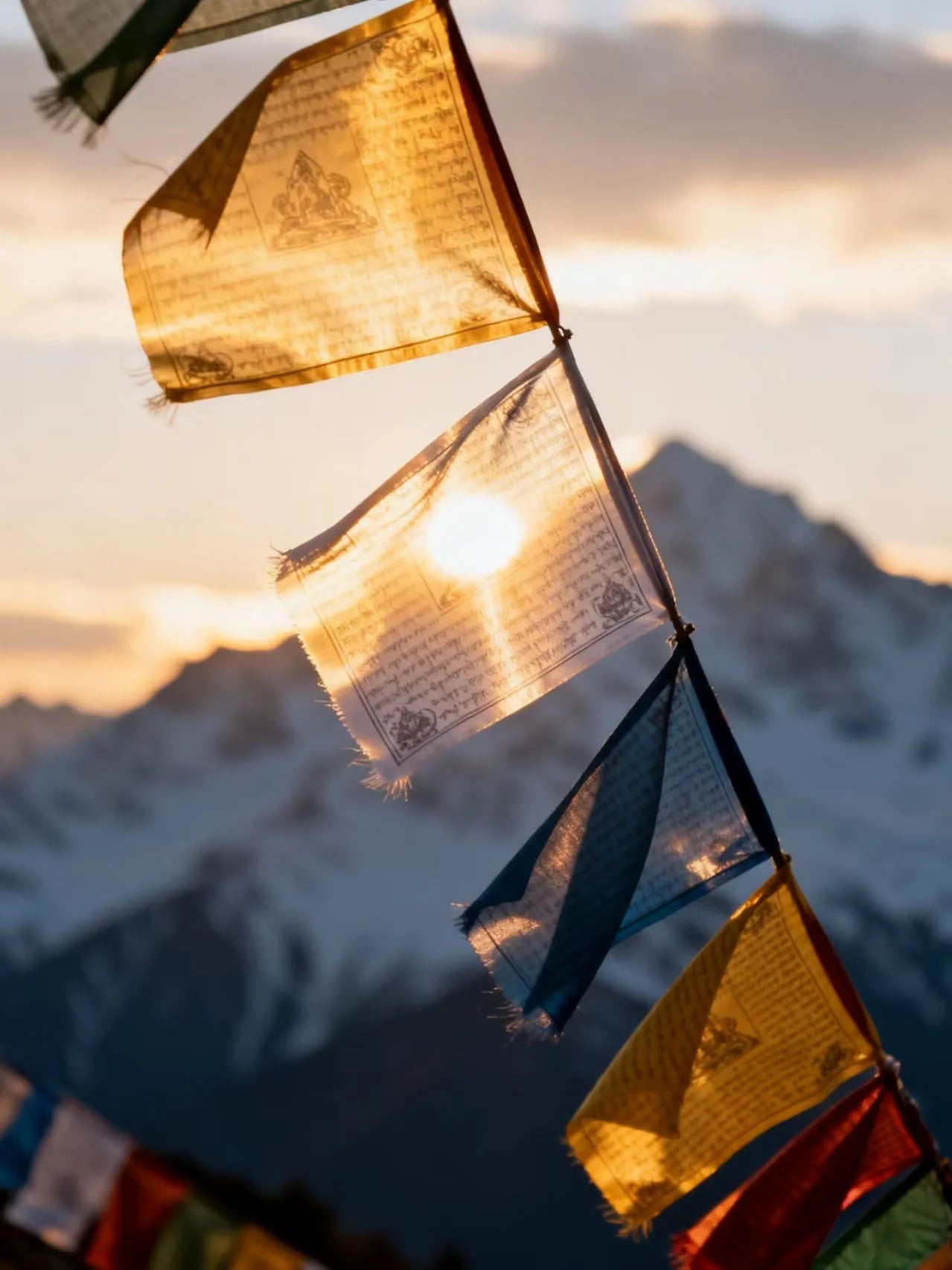 Large Tibetan Prayer Flag